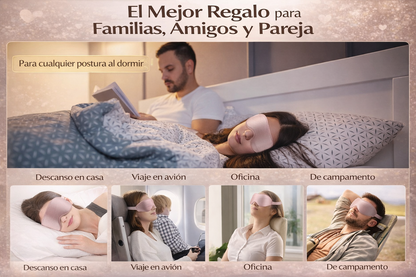 Antifaz Para Dormir 3D Rosa Pestañas, Sin Presión En Los Ojos Templos, Cómodo Transpirable Mascara Ojos Dormir, Pesa Sólo 35G,Antifaces Para Dormir Mujer Niña Migraña Yoga, Máscara De Noche Ergonomico