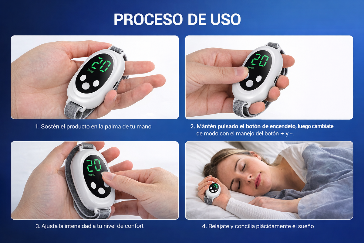 SleepEase Pulse – Dispositivo Inteligente de Ayuda al Sueño