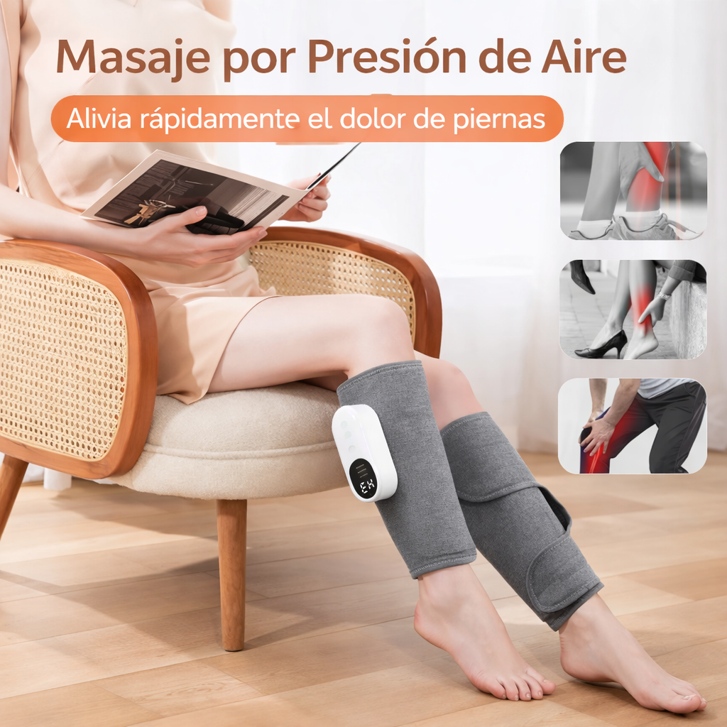 AirFlex Pro – Masajeador de Pantorrillas 360°