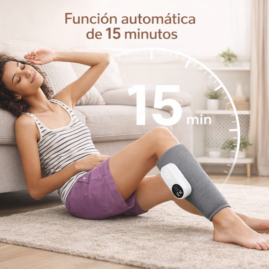 AirFlex Pro – Masajeador de Pantorrillas 360°