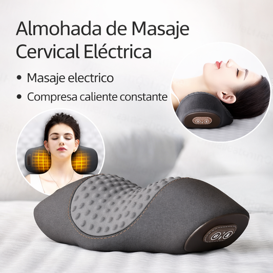 NeckReset Pro – Almohada Cervical con Masaje y Calor