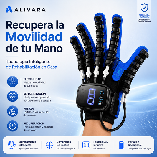 Guante Alivara – Rehabilitación Asistida de Manos y Dedos