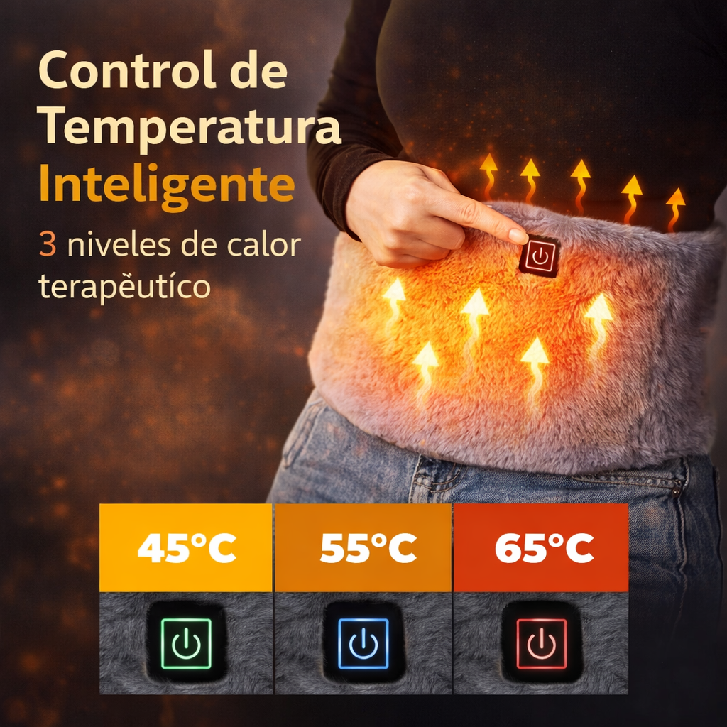 WarmEase 2en1 – Cinturón Térmico Inteligente
