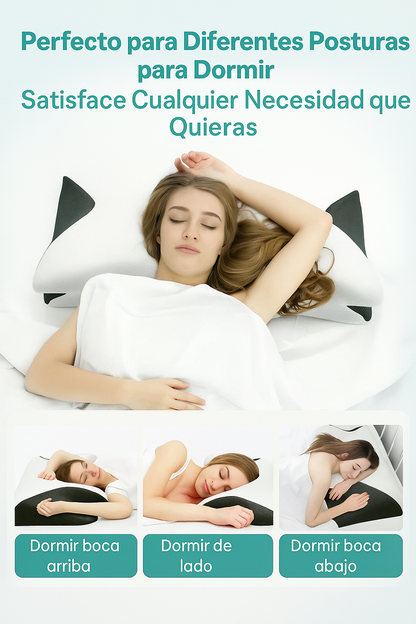 NeckCloud Pro – Almohada Cervical Ergonómica de Espuma Viscoelástica