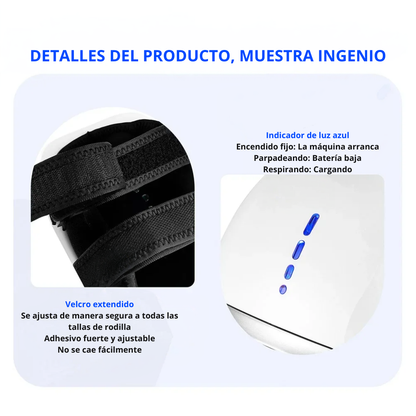 SynoviRelief Pro™ – Masajeador Terapéutico de Rodilla con Calor y Luz Roja